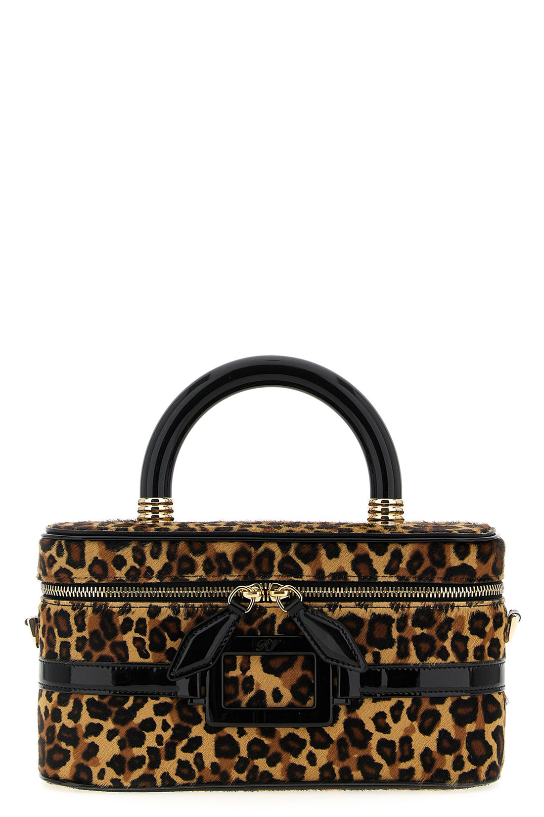 ROGER VIVIER OS belle vivier vanity mini pony hair handbag