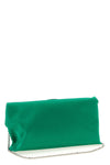 trompette satin clutch bag