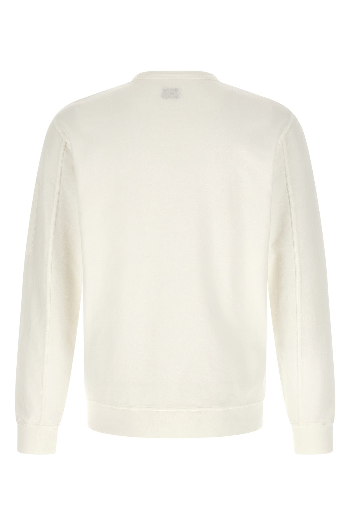 garment-dyed light cotton fleece sweatshirt
