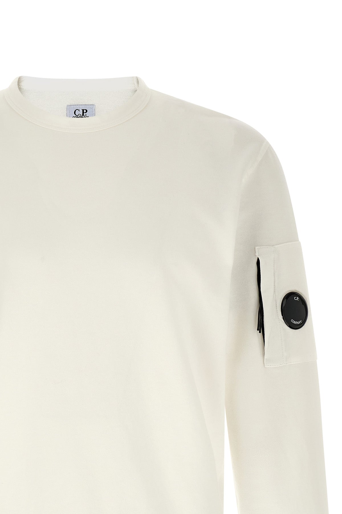 garment-dyed light cotton fleece sweatshirt