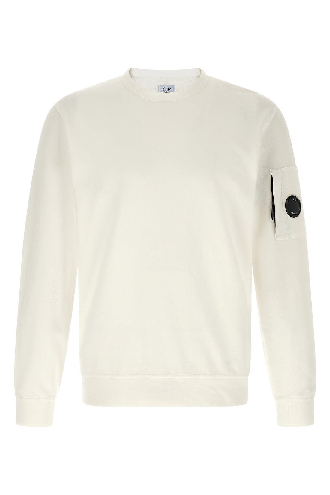 C.P. COMPANY XL garment-dyed light cotton fleece sweatshirt