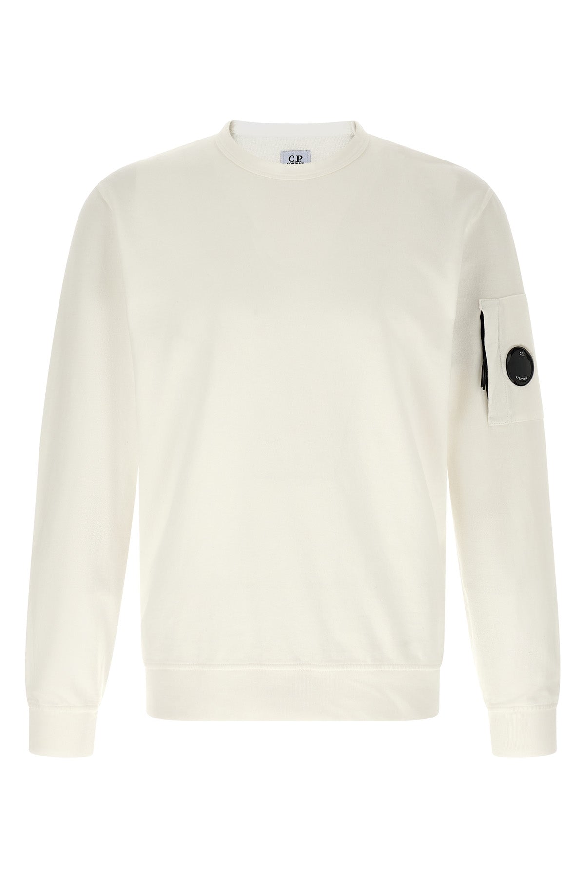 garment-dyed light cotton fleece sweatshirt