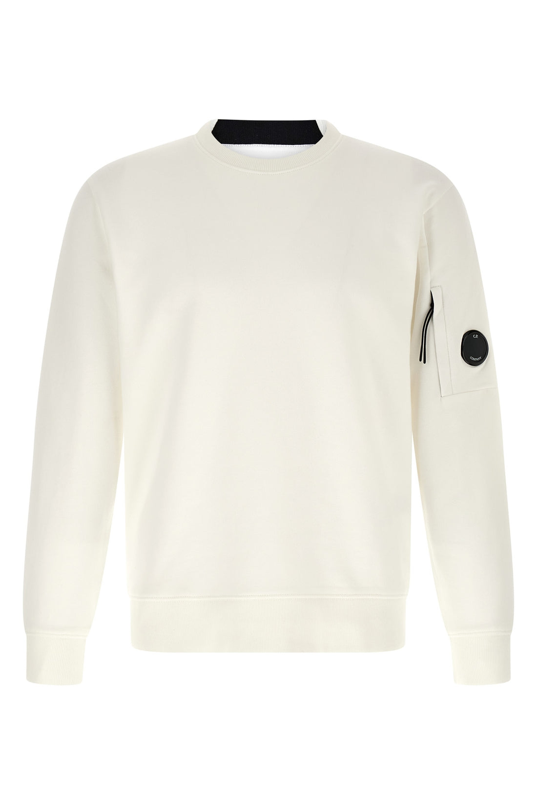 C.P. COMPANY XL medium weight frosted cotton fleece diagonal raised sweatshirt