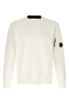 medium weight frosted cotton fleece diagonal raised sweatshirt