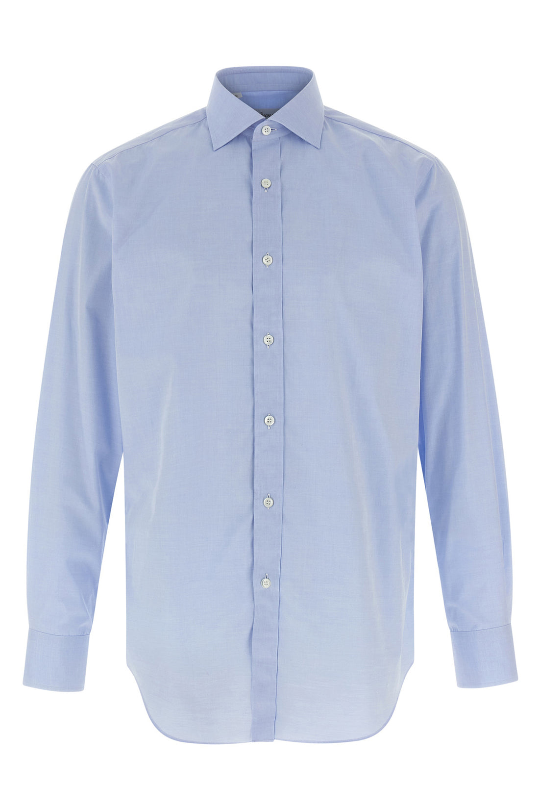 BRIONI 40 cm trevi mark cotton poplin shirt
