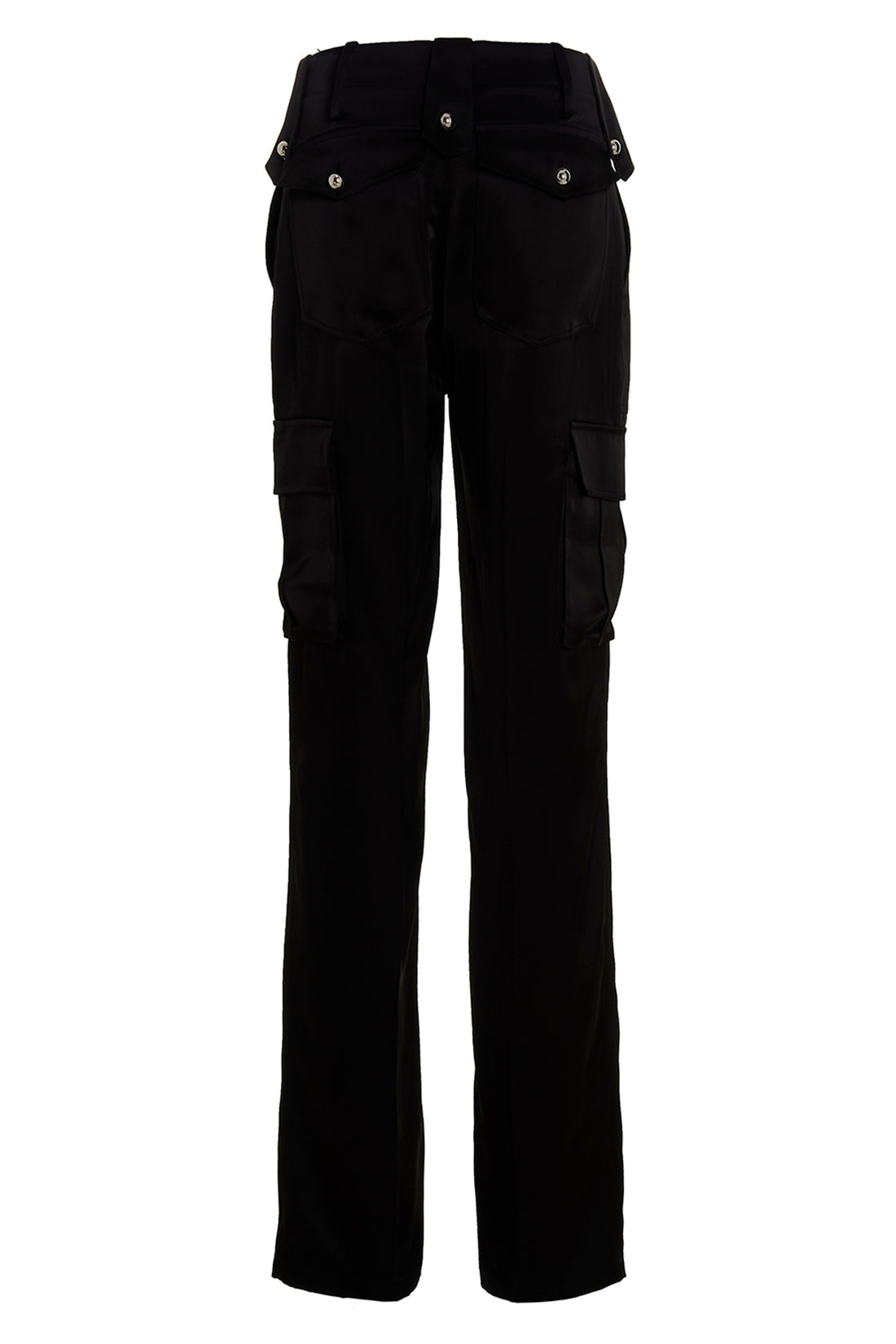 DAVID KOMA 10 satin cargo pants
