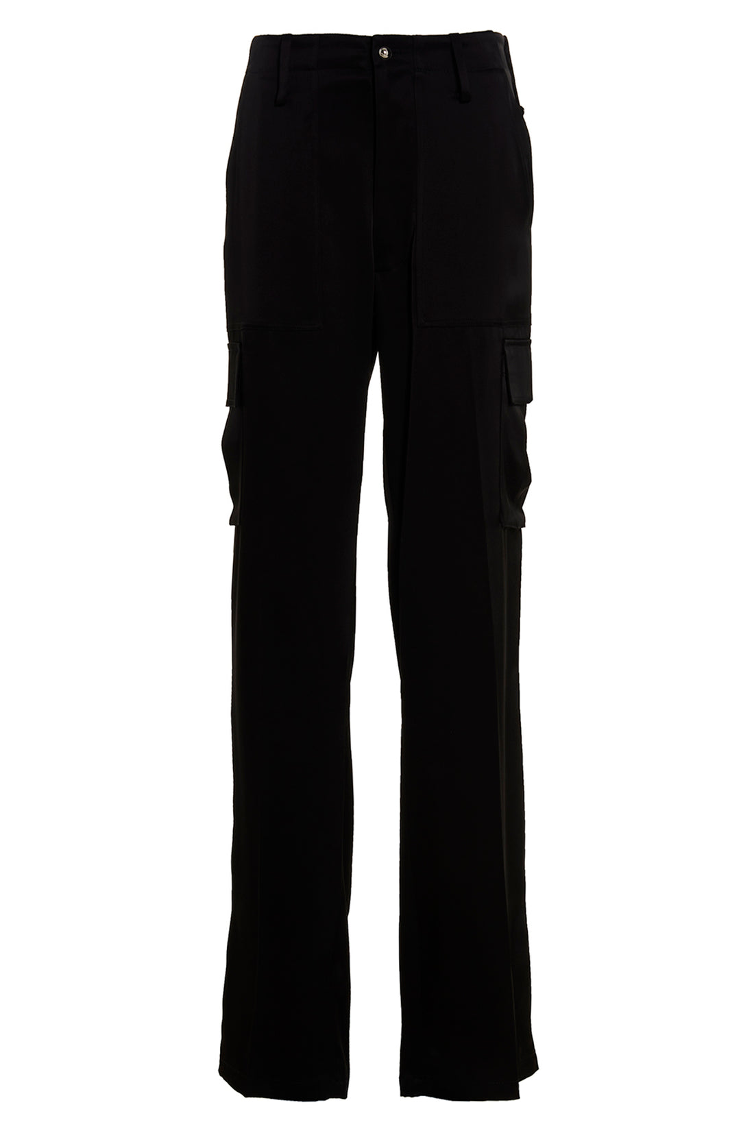 DAVID KOMA 10 satin cargo pants