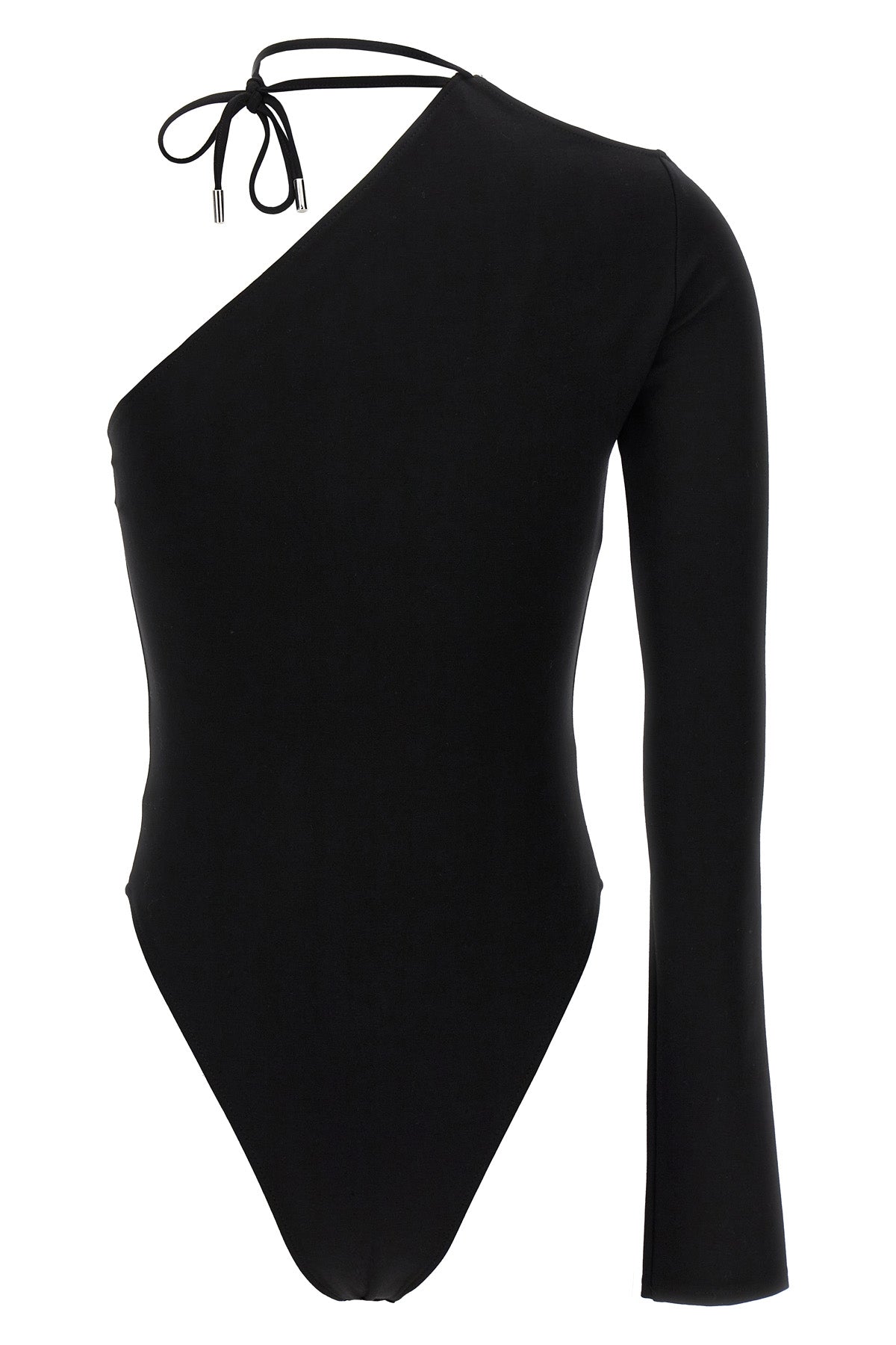 asymmetrical stretch viscose bodysuit