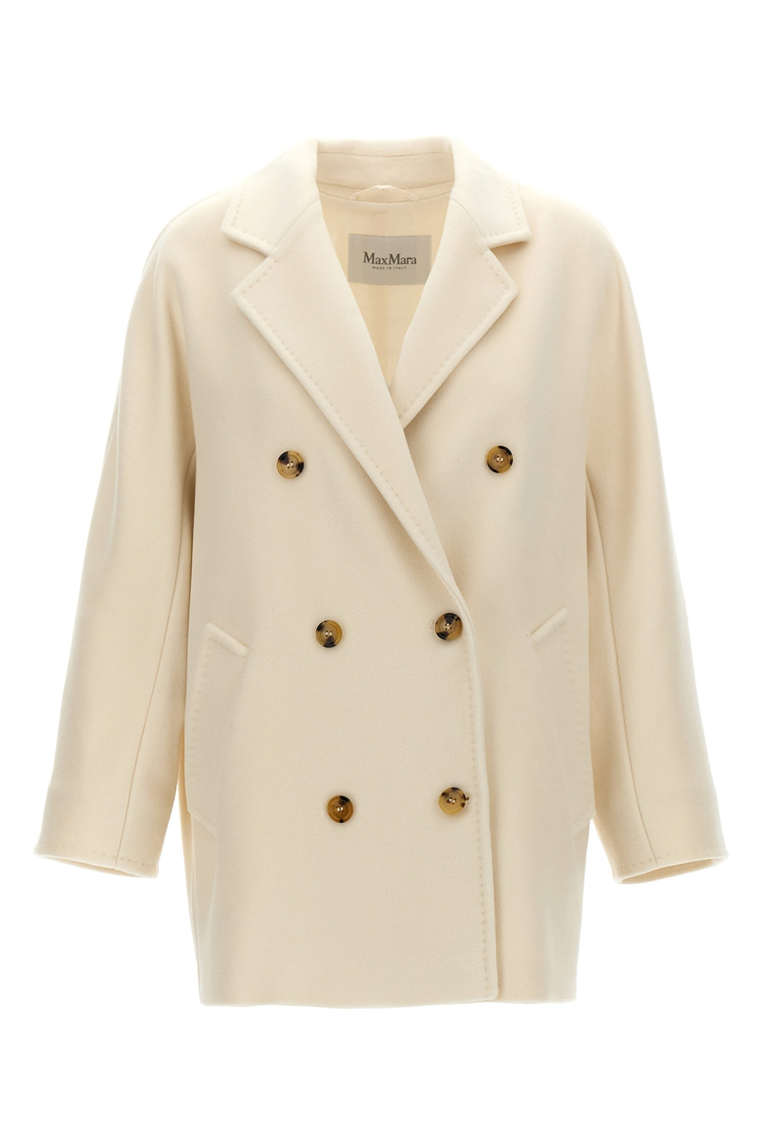 MAX MARA 42 101801 icon coat rebus coat in wool and cachemire beaver