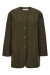 recital midi jacket in heavy cotton drill