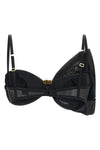 satin and tulle bra