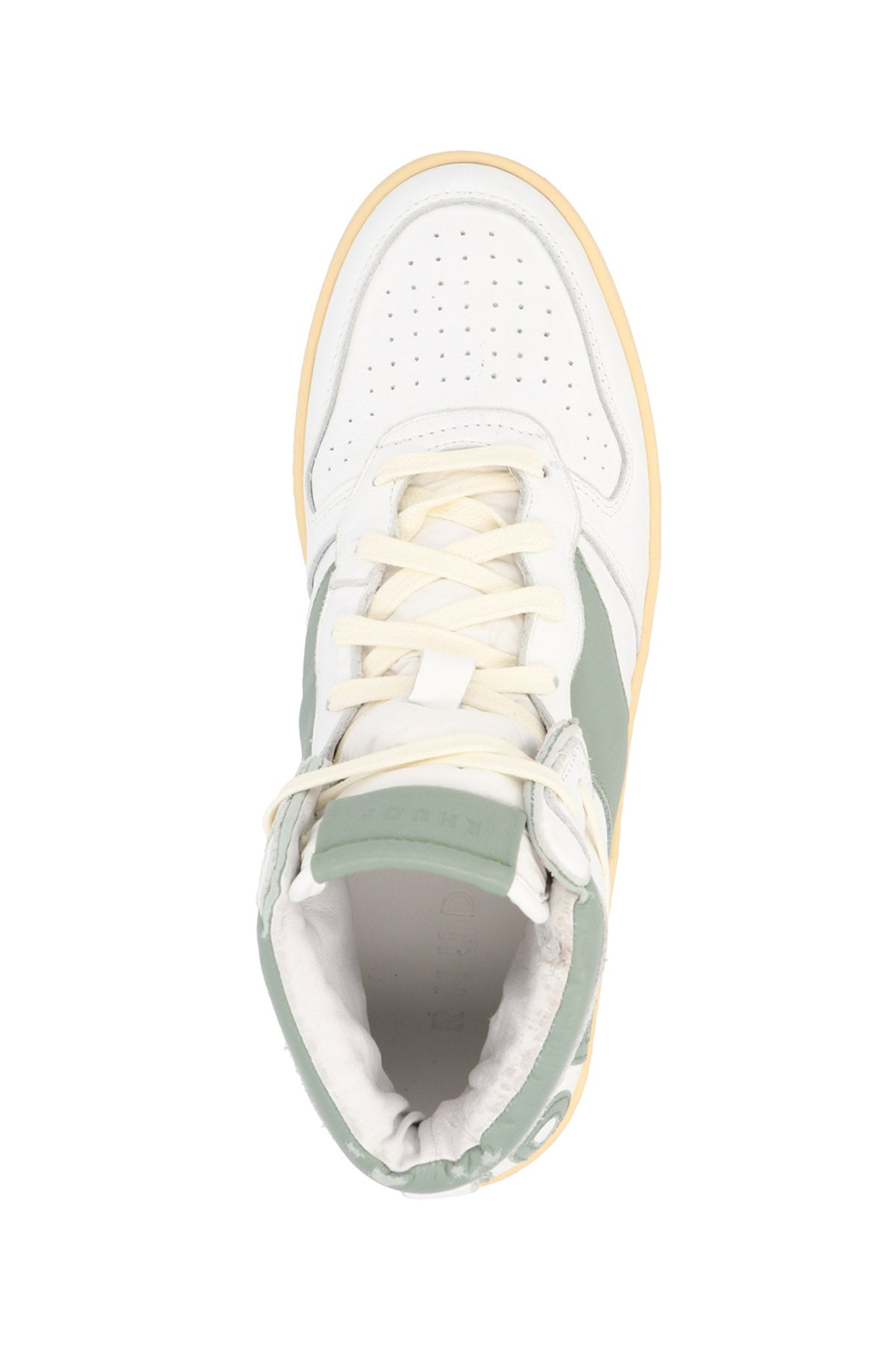 rhecess hi leather lace-up sneakers