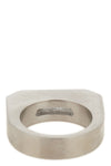 crystal hollywood ring in galvanized palladium brass