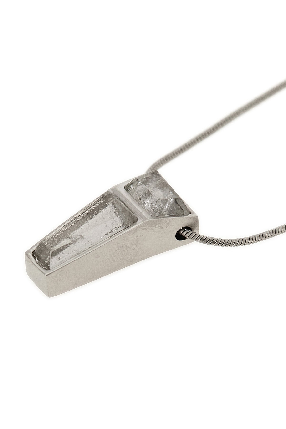the rick owens necklace redefines the codes of high jewelry through a brutalist