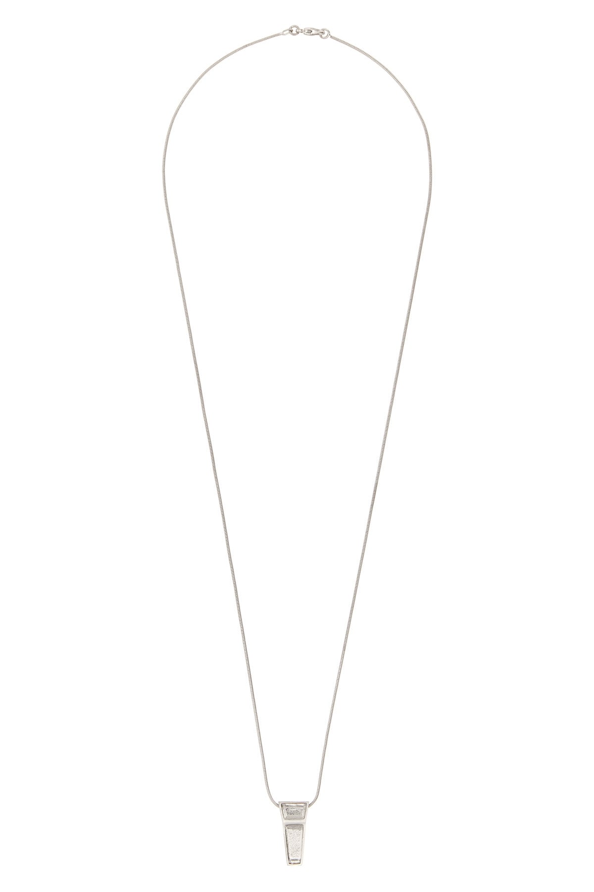 the rick owens necklace redefines the codes of high jewelry through a brutalist