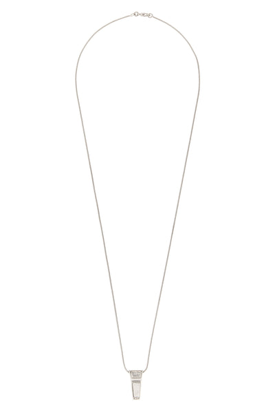 the rick owens necklace redefines the codes of high jewelry through a brutalist