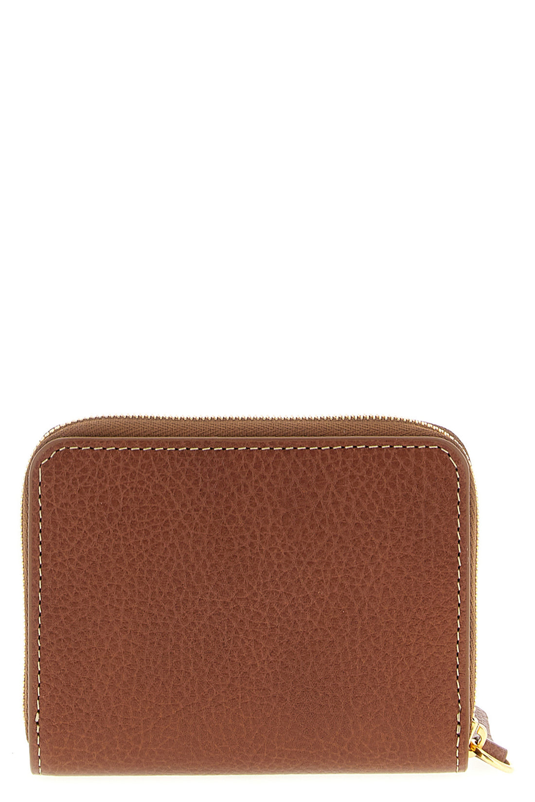 MULBERRY OS zip around hammered leather wallet