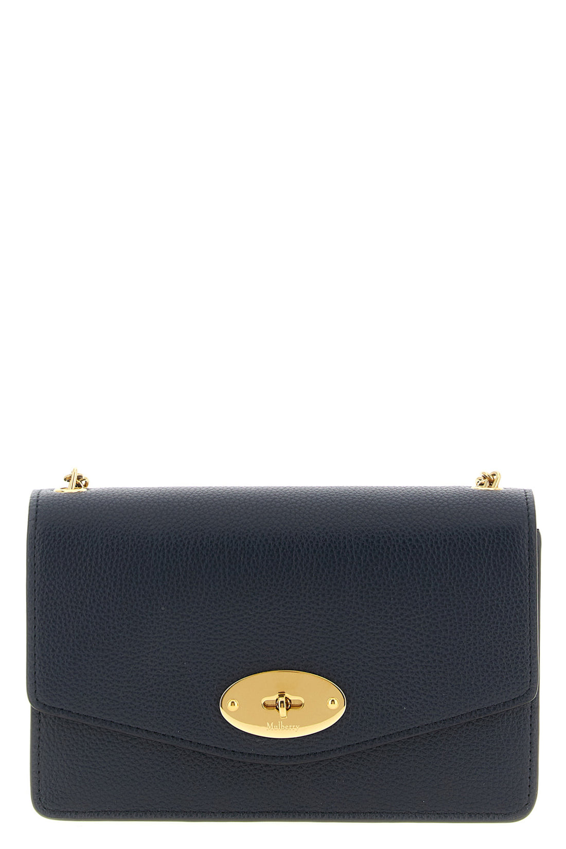 MULBERRY OS small darley shoulder bag in grenade leather