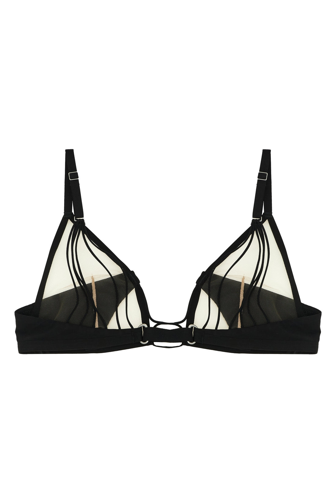 RICK OWENS M rick owens x livy raw district triangle fabric bra