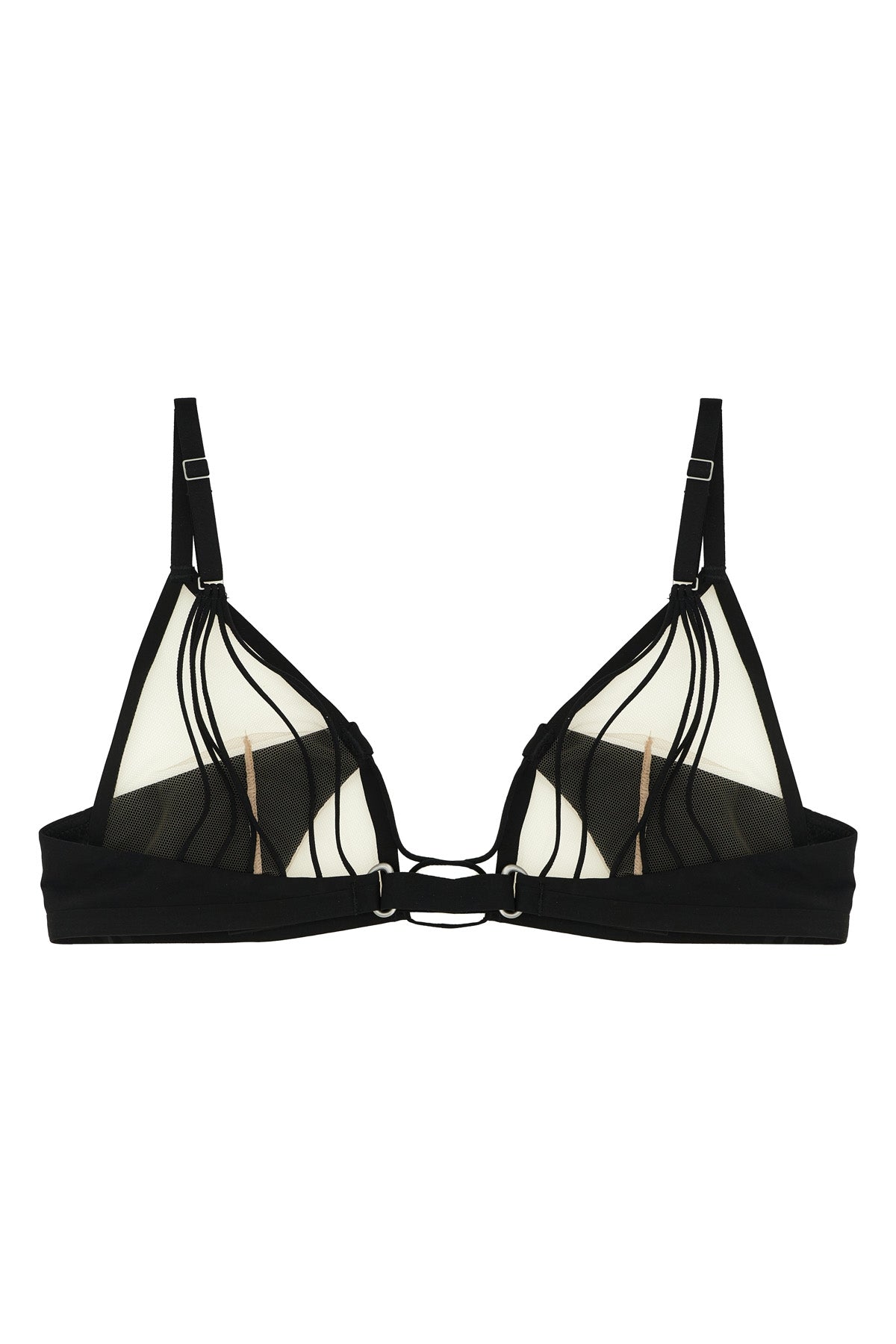 rick owens x livy raw district triangle fabric bra