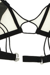 rick owens x livy raw district triangle fabric bra