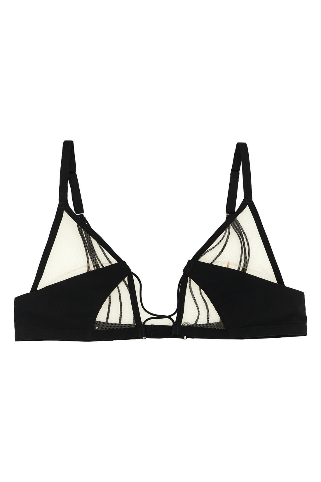 RICK OWENS M rick owens x livy raw district triangle fabric bra