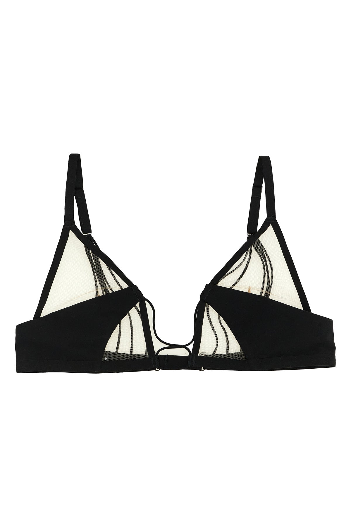 rick owens x livy raw district triangle fabric bra