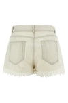 milk was bias cuoff medium-weight cotton denim shorts made