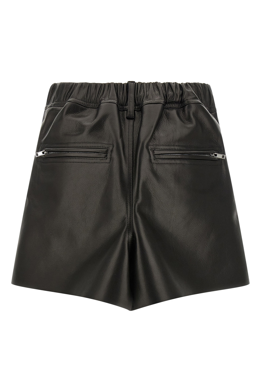 RICK OWENS 38 leather mini skirt