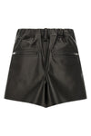 leather mini skirt