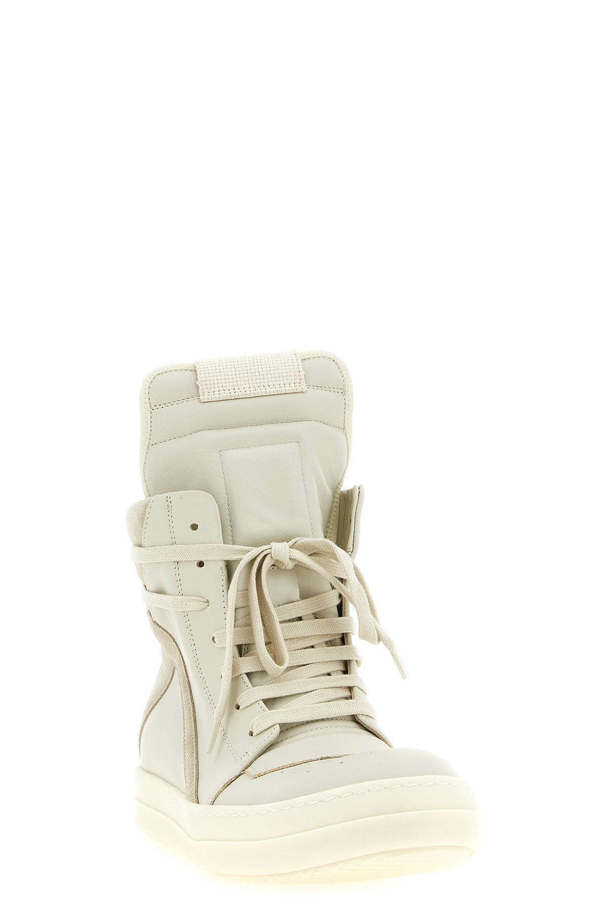 geobasket leather sneakers