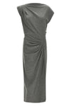 the marant etoile naerys long dress redefines the female silhouette through a