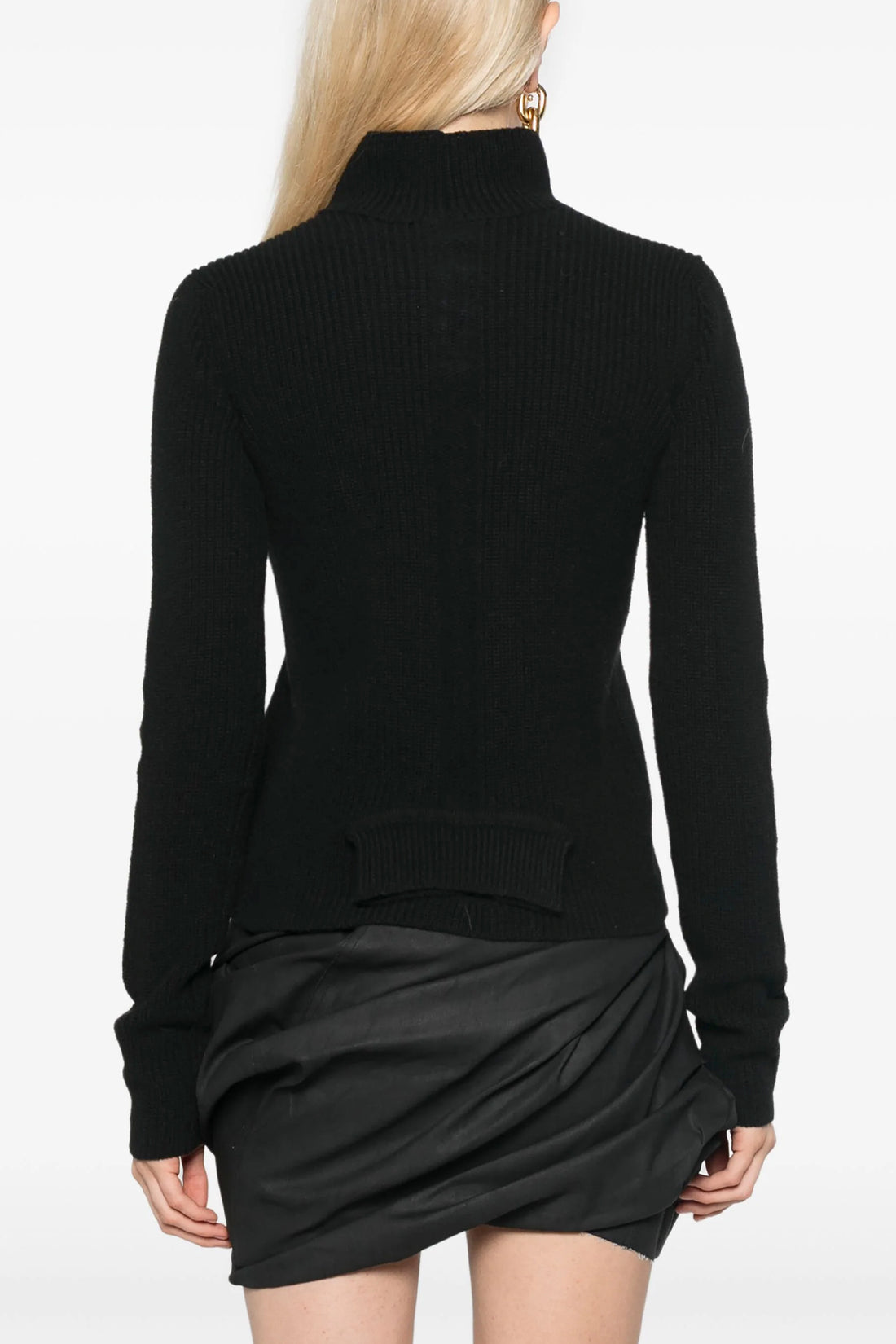 RICK OWENS M headon dbl cashmere and wool sweater