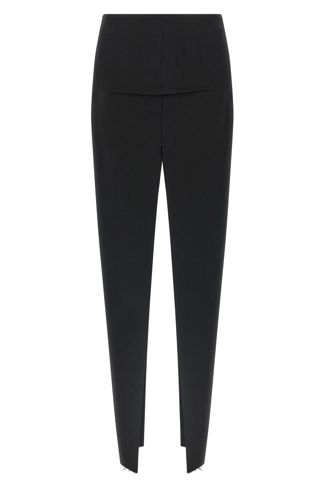 RICK OWENS 38 sliced long skirt in virgin wool