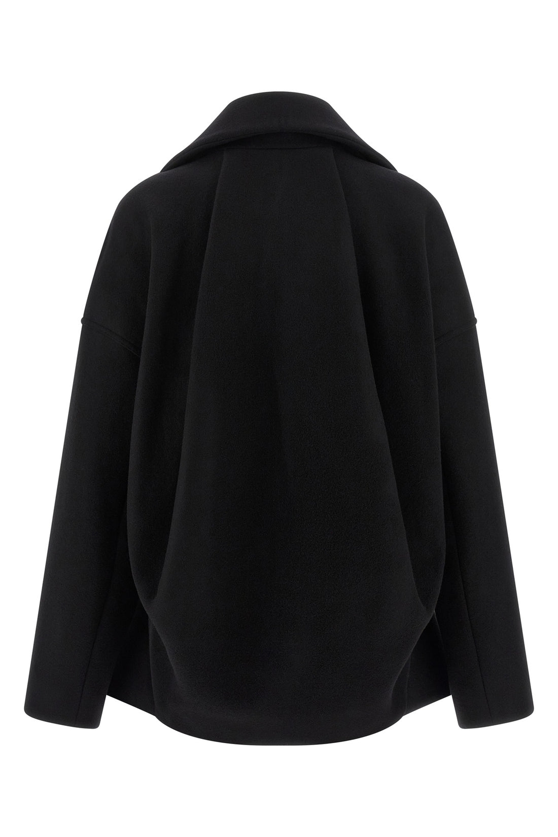 RICK OWENS 38 draculimo virgin wool cloth coat