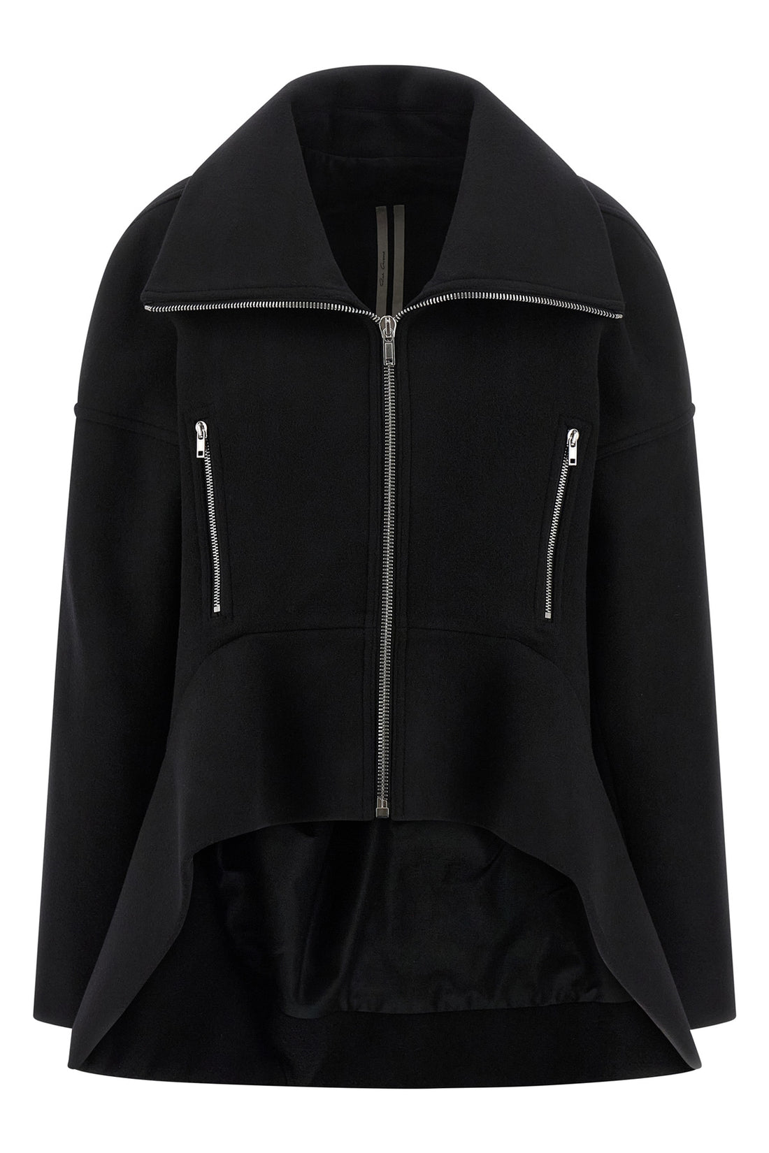 RICK OWENS 38 draculimo virgin wool cloth coat