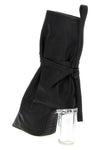 tied taco kiss leather ankle boots