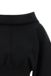 the rick owens cropped sweatshirt redefines the volumes of the contemporary ward