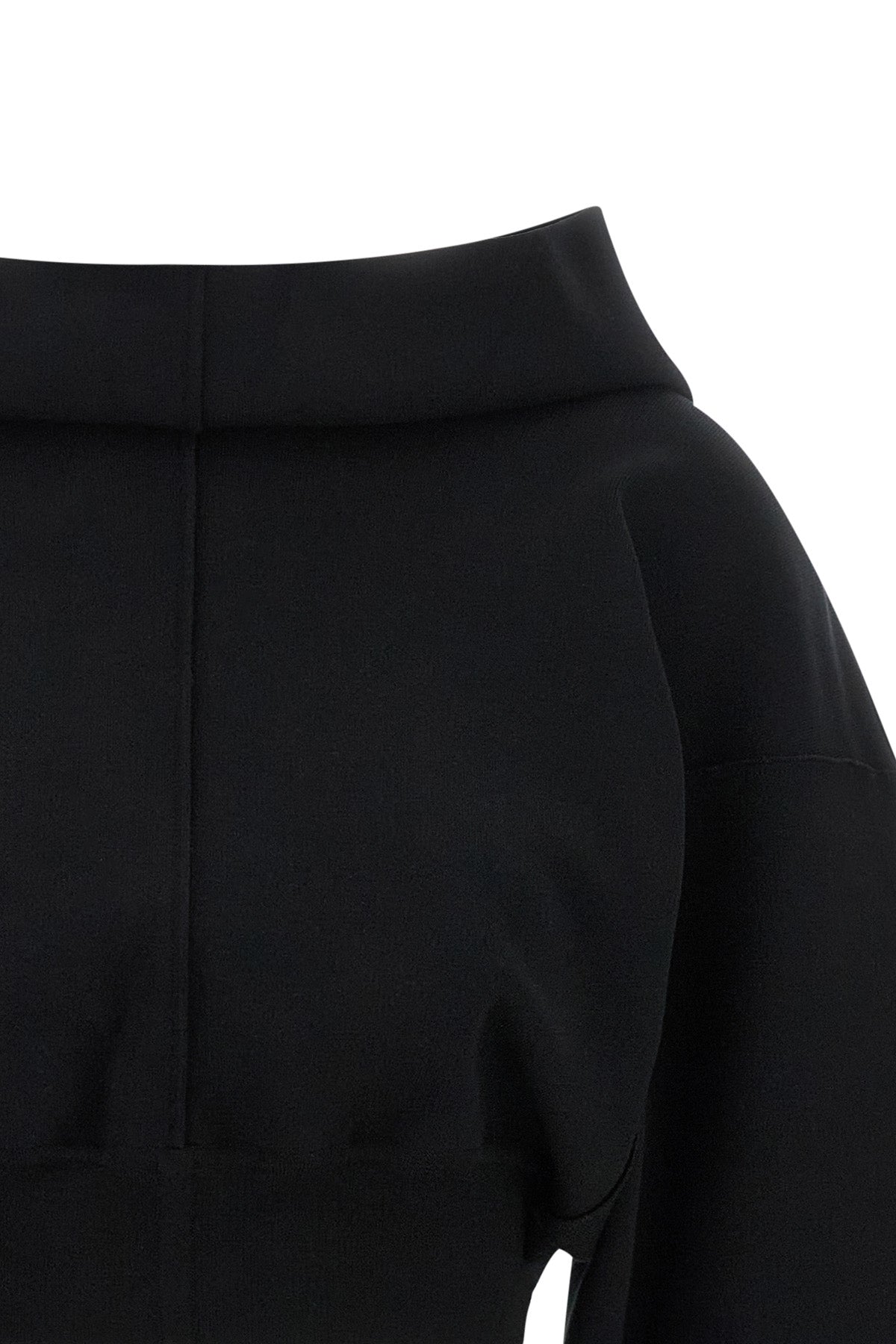 the rick owens cropped sweatshirt redefines the volumes of the contemporary ward