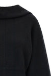 the rick owens tower pull cropped sweatshirt redefines the volumes of the cont