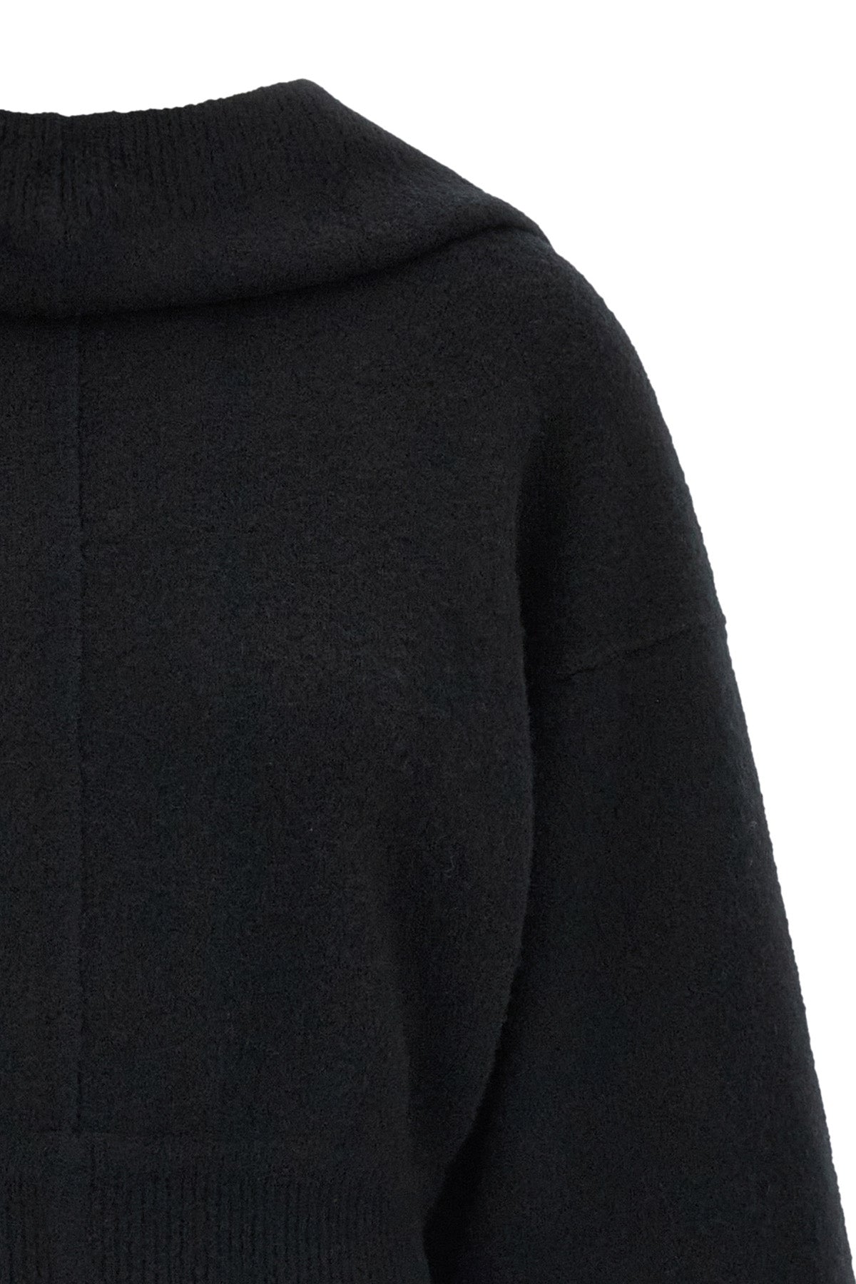the rick owens tower pull cropped sweatshirt redefines the volumes of the cont