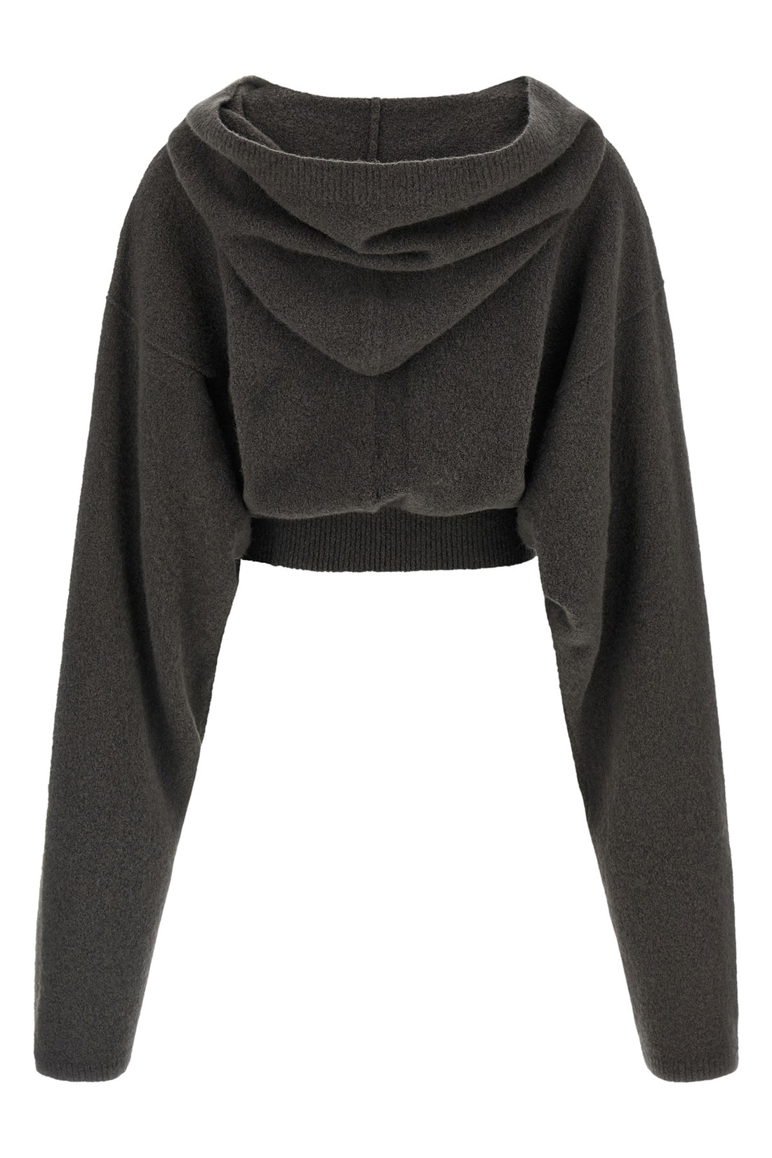 RICK OWENS S the rick owens tower pull sweatshirt redefines the volumes of the contemporary
