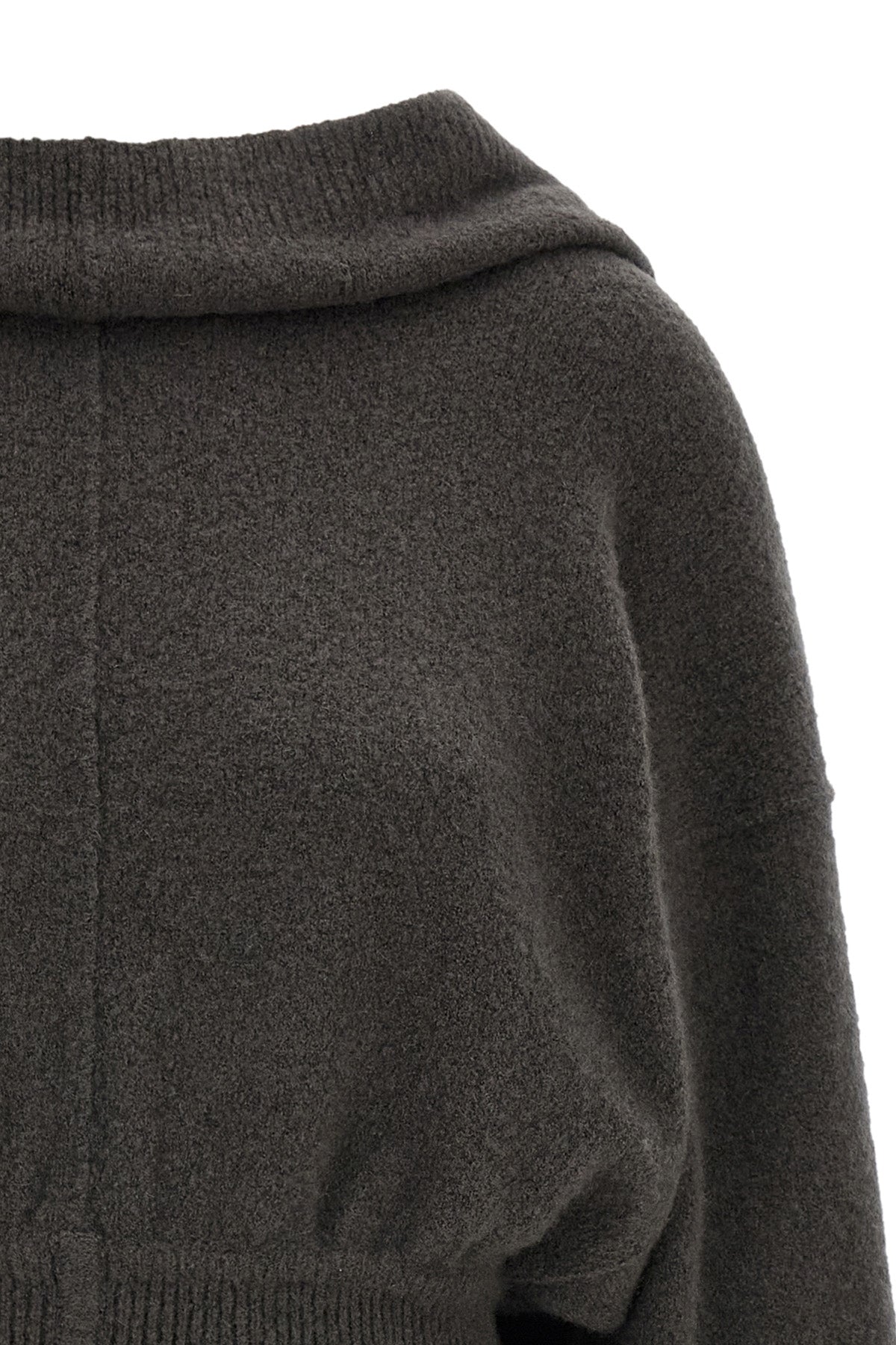 the rick owens tower pull sweatshirt redefines the volumes of the contemporary
