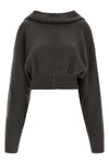 the rick owens tower pull sweatshirt redefines the volumes of the contemporary