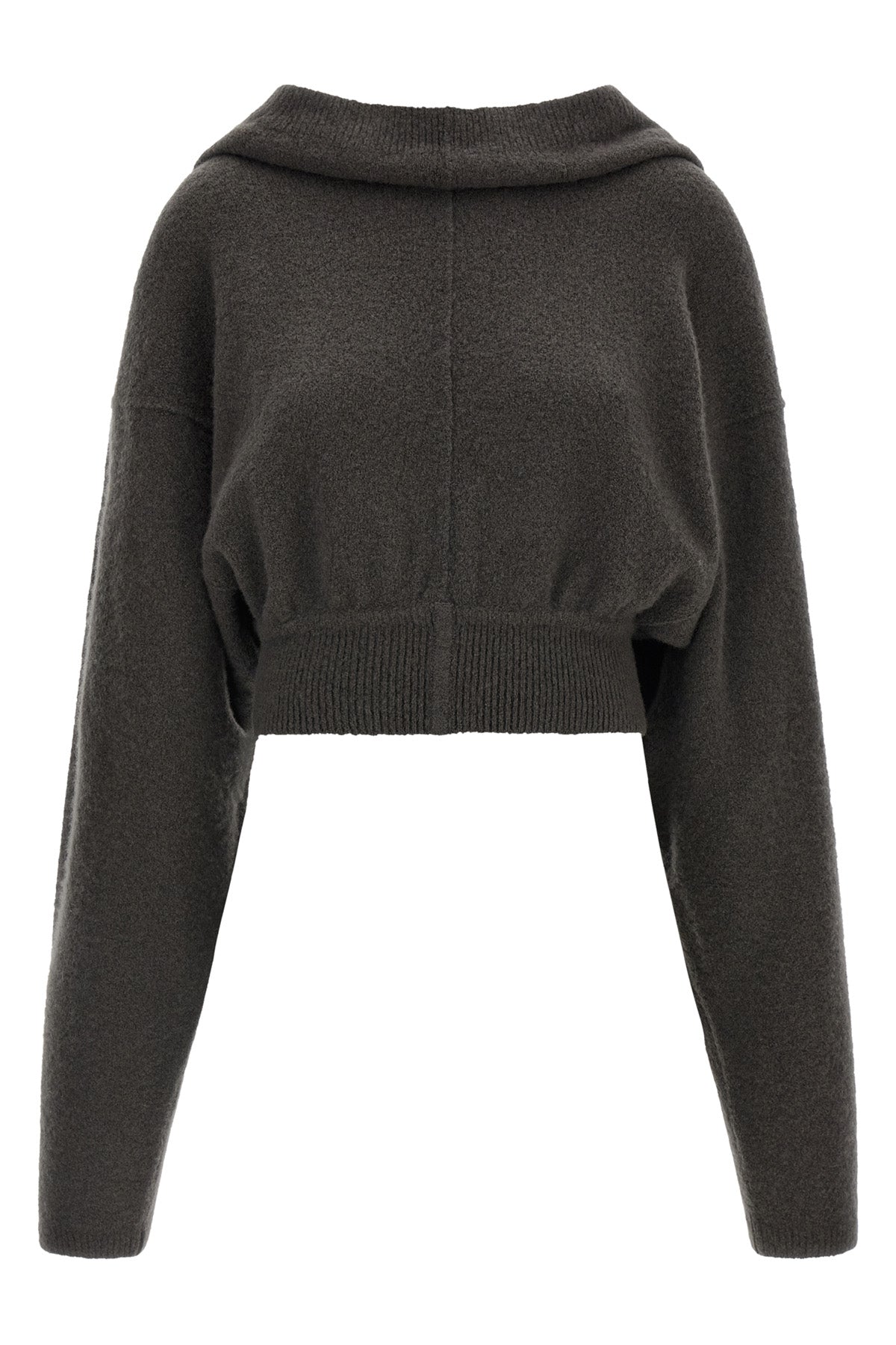 the rick owens tower pull sweatshirt redefines the volumes of the contemporary
