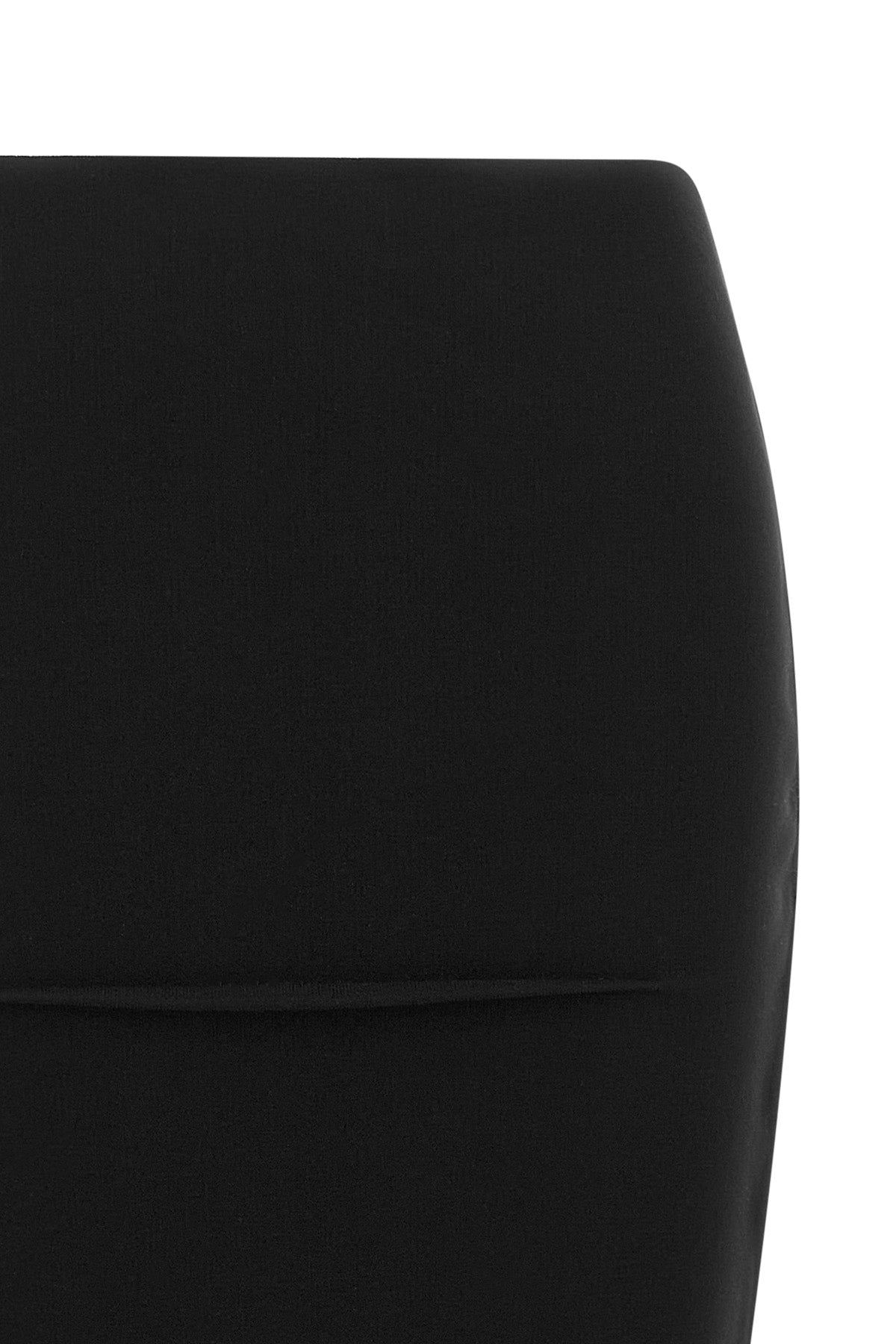 the long rick owens skirt redefines the codes of knitwear through a sculptural a