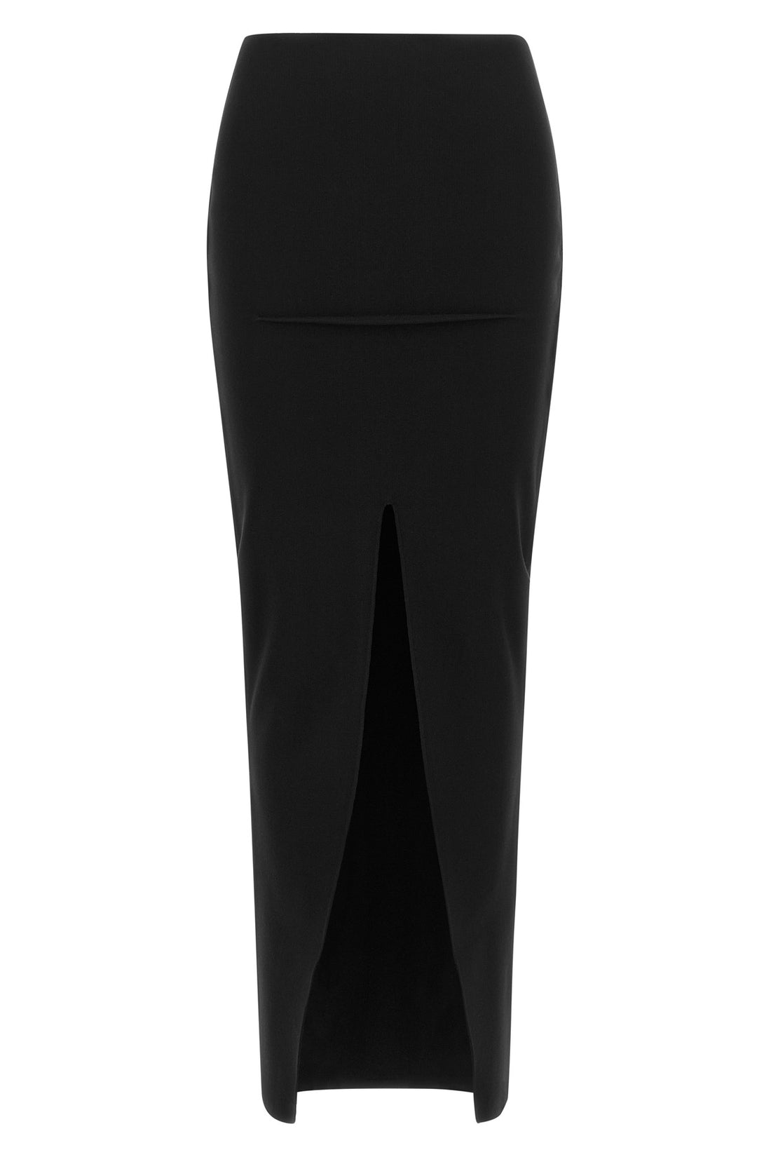 RICK OWENS M the long rick owens skirt redefines the codes of knitwear through a sculptural a
