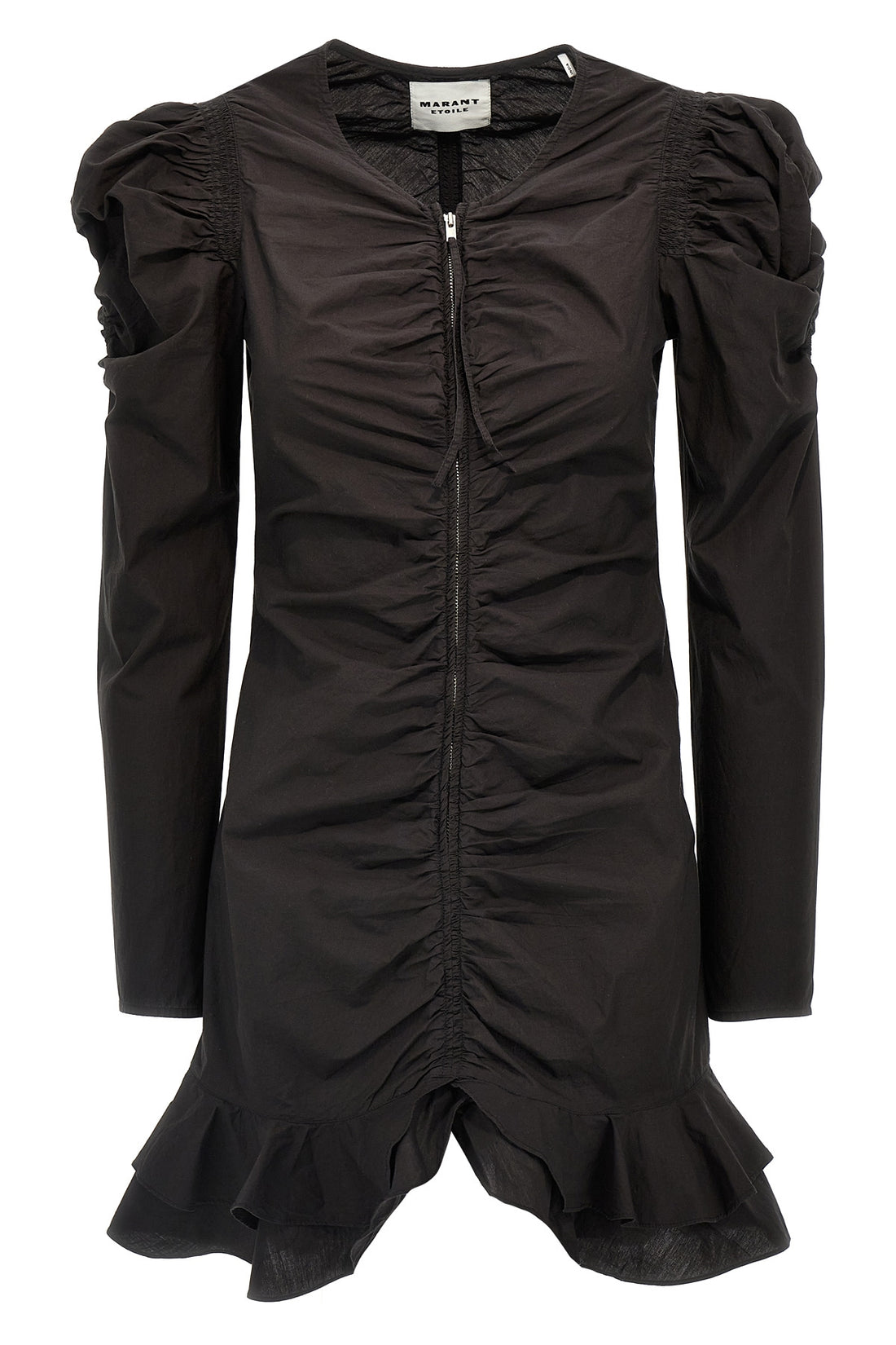 MARANT ETOILE 34 briali crunchy cotton mini dress