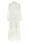 long daniva dress in light cotton