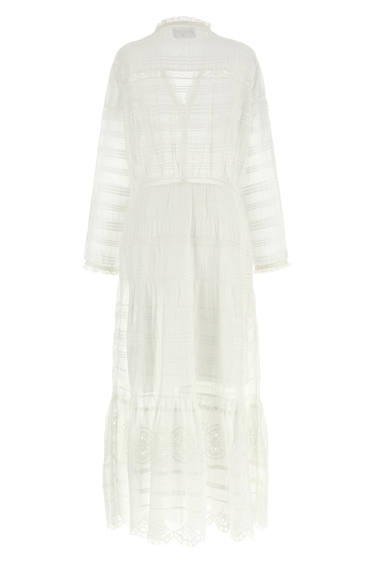 long daniva dress in light cotton